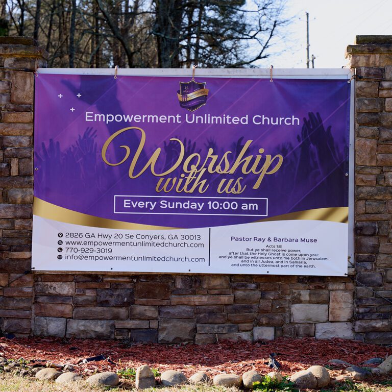 Empowerment Unlimited Church sign