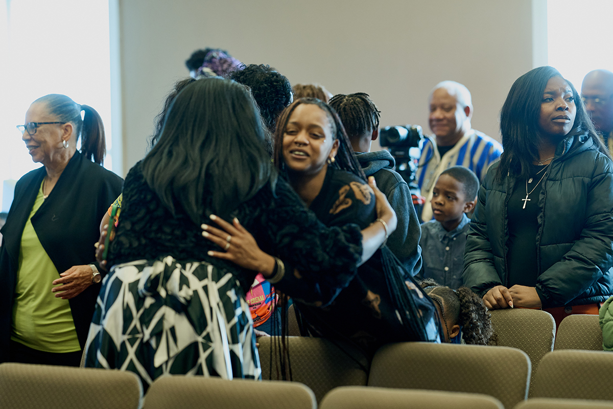 Empowerment Unlimited Church members welcoming during service